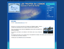 Tablet Screenshot of les-truites-du-lignon.com